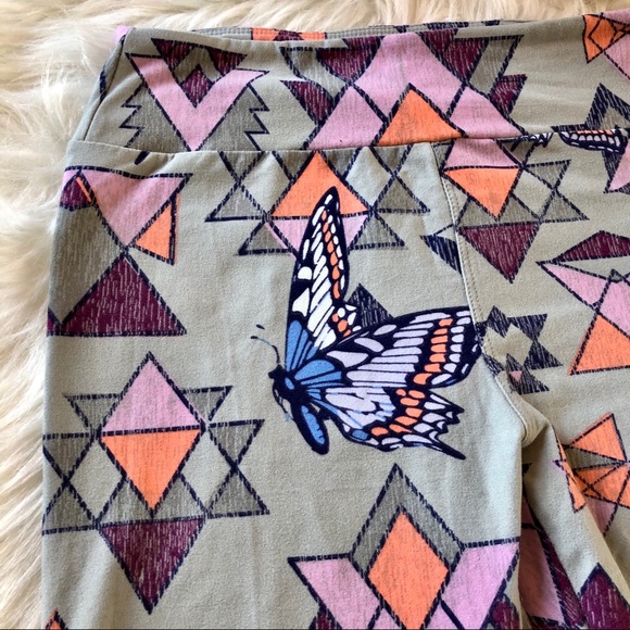 LuLaRoe Butterfly Leggings OS - Picture 3 of 6